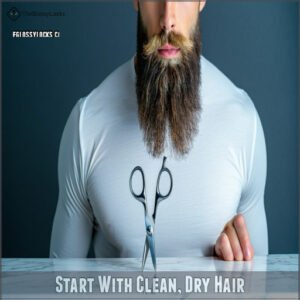 Start With Clean, Dry Hair