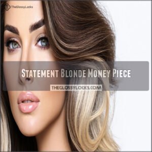 Statement Blonde Money Piece