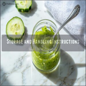 Storage and Handling Instructions