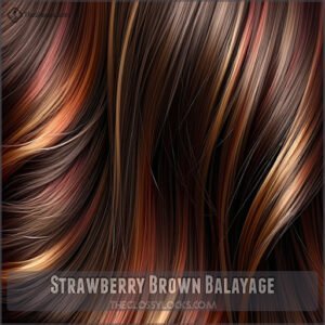 Strawberry Brown Balayage