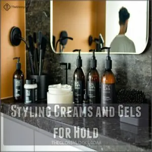 Styling Creams and Gels for Hold