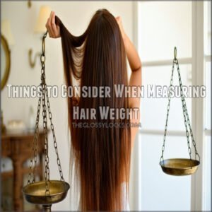 Things to Consider When Measuring Hair Weight