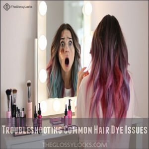 Troubleshooting Common Hair Dye Issues