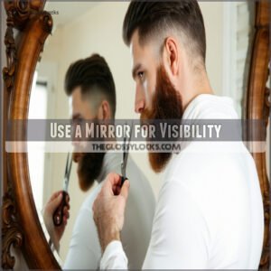 Use a Mirror for Visibility