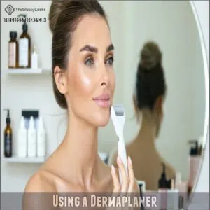 Using a Dermaplaner