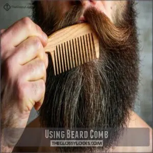 Using Beard Comb