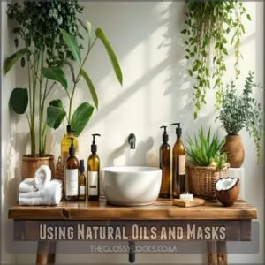 Using Natural Oils and Masks