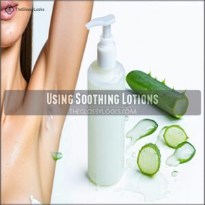 Using Soothing Lotions