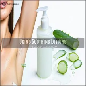 Using Soothing Lotions Using Soothing Lotions