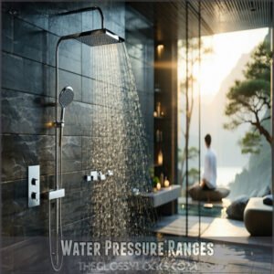 Water Pressure Ranges