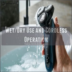 Wet/Dry Use and Cordless Operation