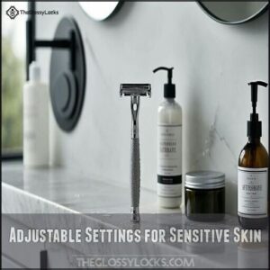 Adjustable Settings for Sensitive Skin