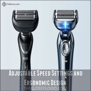 Adjustable Speed Settings and Ergonomic Design