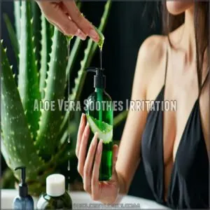 Aloe Vera Soothes Irritation