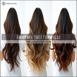 Ammonia-Free Formulas Ammonia-Free Formulas