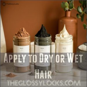 Apply to Dry or Wet Hair