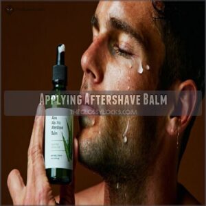 Applying Aftershave Balm