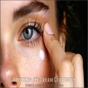 Applying Eye Cream Correctly