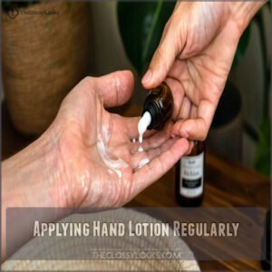 Applying Hand Lotion Regularly