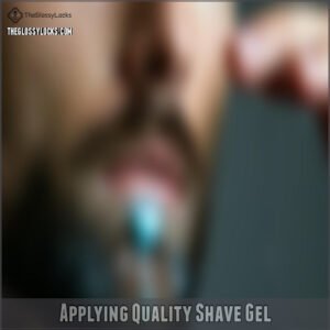 Applying Quality Shave Gel