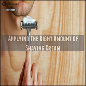 Applying The Right Amount of Shaving Cream