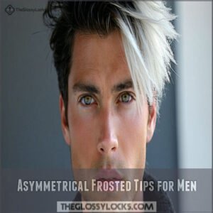 Asymmetrical Frosted Tips for Men