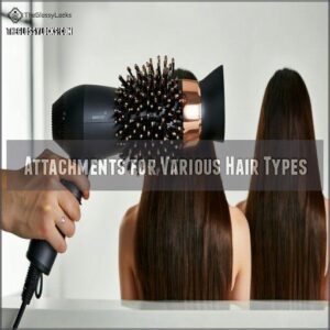 Attachments for Various Hair Types Attachments for Various Hair Types