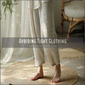 Avoiding Tight Clothing