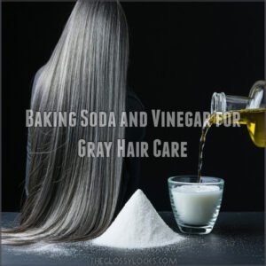 Baking Soda and Vinegar for Gray Hair Care