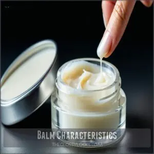 Balm Characteristics