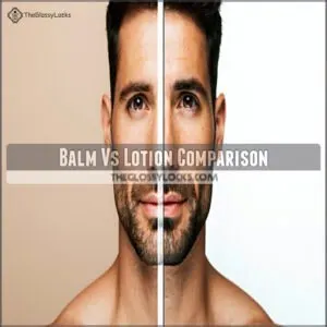 Balm Vs Lotion Comparison