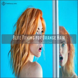 Blue Toning for Orange Hair