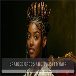 Braided Updos and Twisted Hair