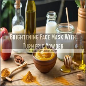 Brightening Face Mask With Turmeric Powder