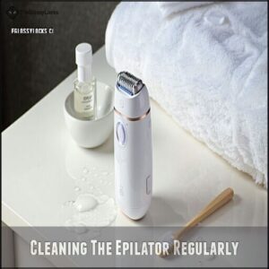 Cleaning The Epilator Regularly