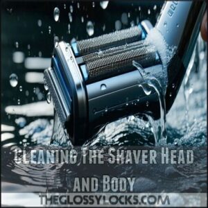 Cleaning The Shaver Head and Body