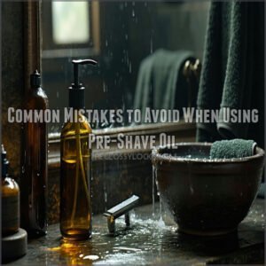 Common Mistakes to Avoid When Using Pre-Shave Oil