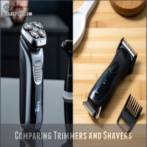 Comparing Trimmers and Shavers