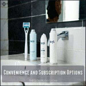 Convenience and Subscription Options