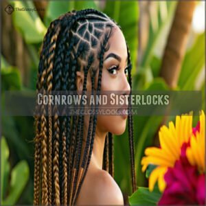 Cornrows and Sisterlocks