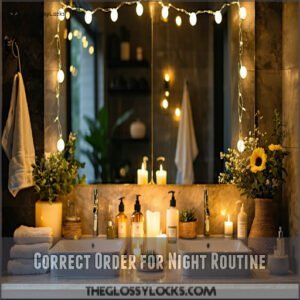 Correct Order for Night Routine