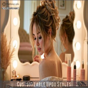 Customizable Updo Styles