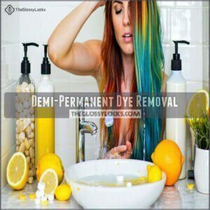 Demi-Permanent Dye Removal