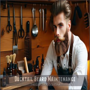 Ducktail Beard Maintenance