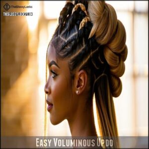 Easy Voluminous Updo