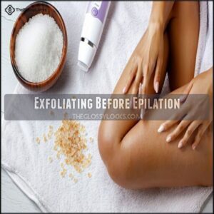 Exfoliating Before Epilation