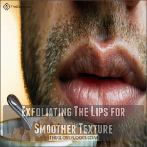 Exfoliating The Lips for Smoother Texture