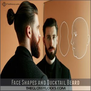 Face Shapes and Ducktail Beard