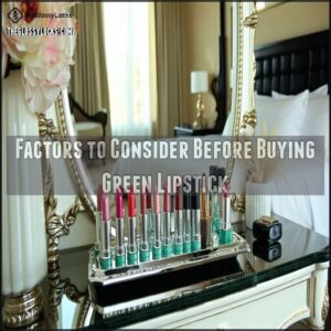 Factors to Consider Before Buying Green Lipstick