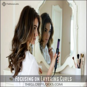 Focusing on Layering Curls